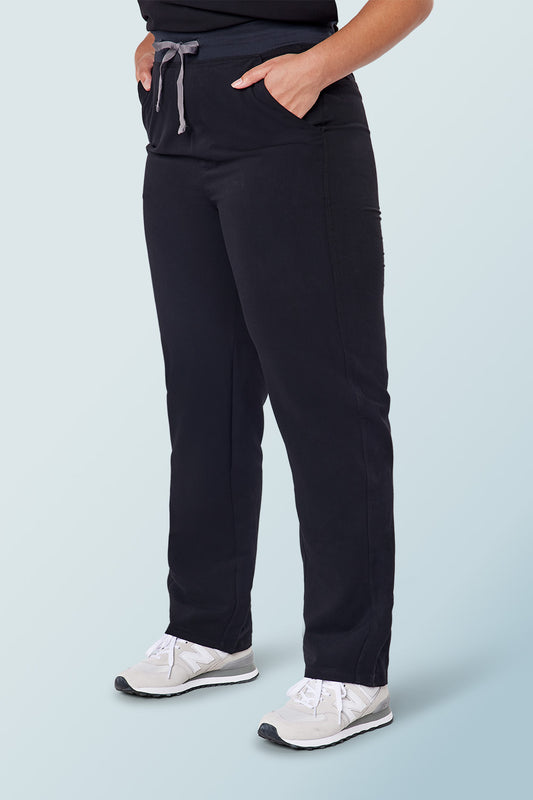 Arlo Scrub Trousers Black