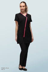 Eve Black With Cerise Trim