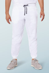 Maxwell Scrub Joggers White