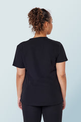 Nova One-pocket Scrub Top Black