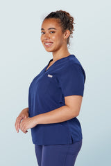 Nova One-pocket Scrub Top Navy