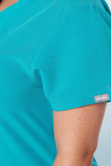 Nova One-pocket Scrub Top Teal