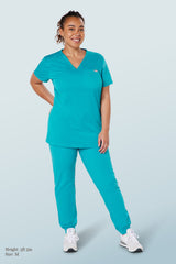 Nova One-pocket Scrub Top Teal