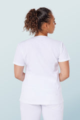 Nova One-pocket Scrub Top White