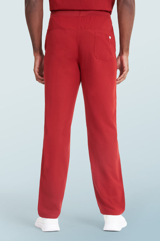 Otto Scrub Trousers Burgundy