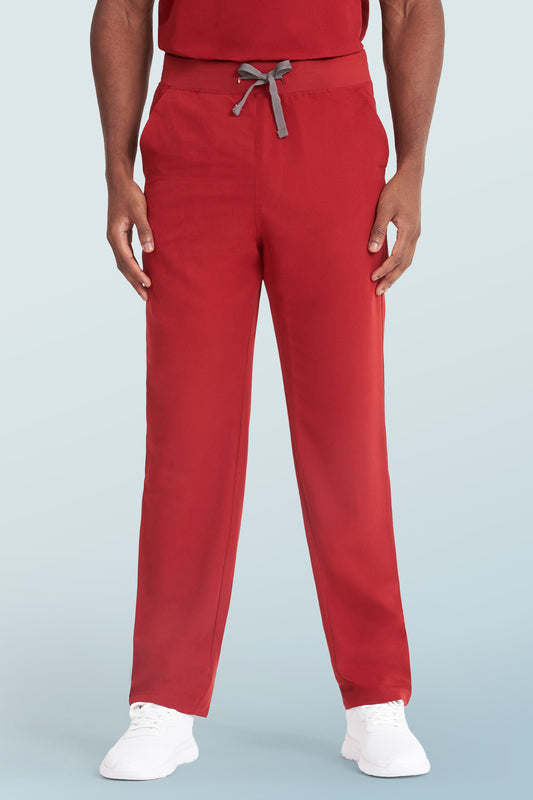 Otto Scrub Trousers Burgundy