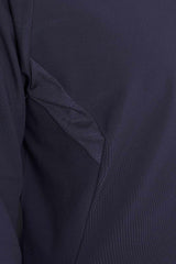 Fleece-Lined Quarter Zip Top Navy