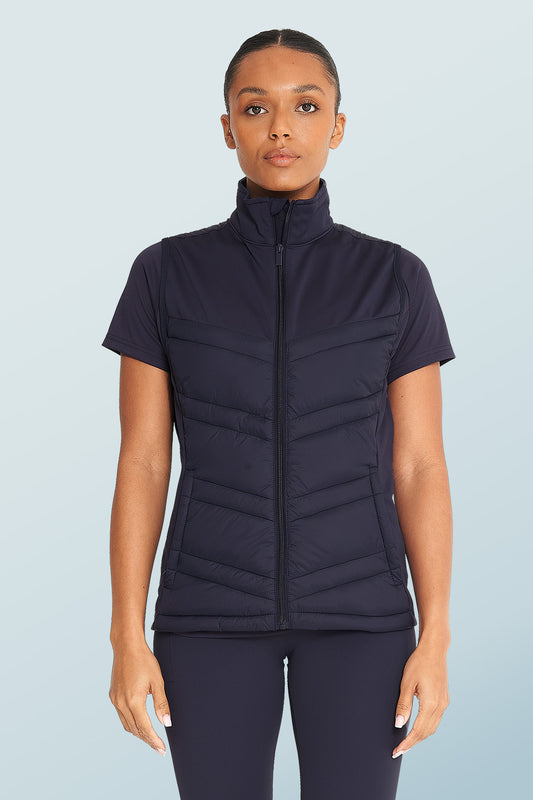 Quilted Gilet Navy