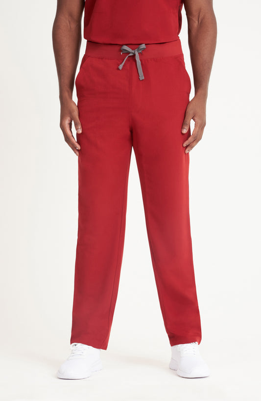 Otto Scrub Trousers Burgundy